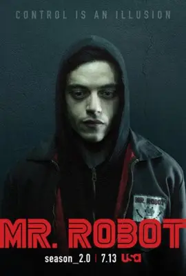 Mr. Robot (2015) Men's Colored  Long Sleeve T-Shirt - idPoster.com
