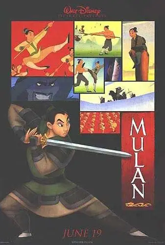 Mulan (1998) Men's Colored  Long Sleeve T-Shirt - idPoster.com