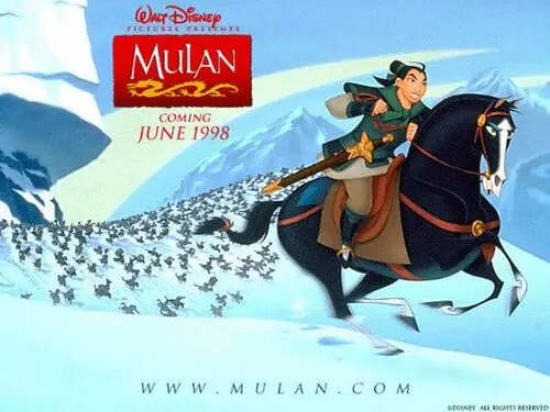 Mulan (1998) Drawstring Backpack - idPoster.com