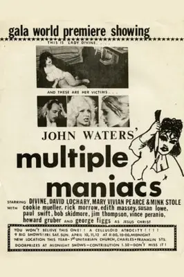 Multiple Maniacs (1970) Drawstring Backpack - idPoster.com