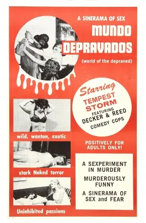 Mundo depravados (1967) Men's Colored Hoodie - idPoster.com