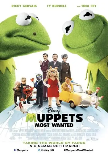 Muppets Most Wanted (2014) Women's Colored T-Shirt - idPoster.com
