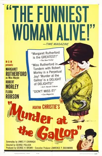 Murder at the Gallop (1963) Men's Colored T-Shirt - idPoster.com