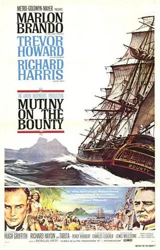 Mutiny on the Bounty (1962) Women's Colored T-Shirt - idPoster.com
