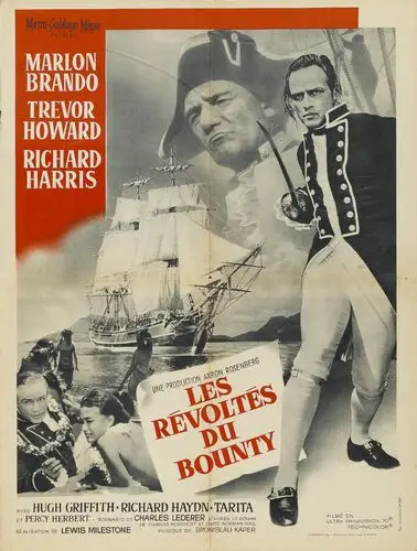 Mutiny on the Bounty (1962) White T-Shirt - idPoster.com
