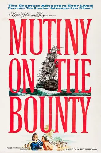 Mutiny on the Bounty (1962) Women's Colored T-Shirt - idPoster.com