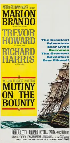 Mutiny on the Bounty (1962) Drawstring Backpack - idPoster.com