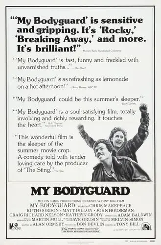 My Bodyguard (1980) Women's Colored Hoodie - idPoster.com