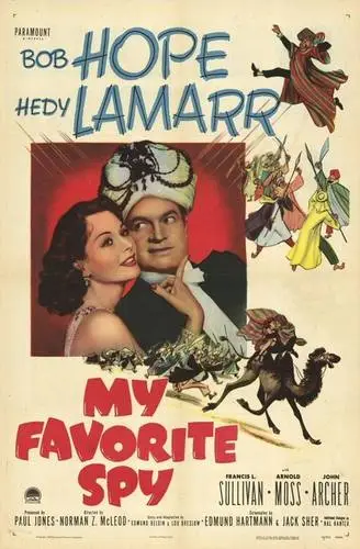 My Favorite Spy (1951) White T-Shirt - idPoster.com