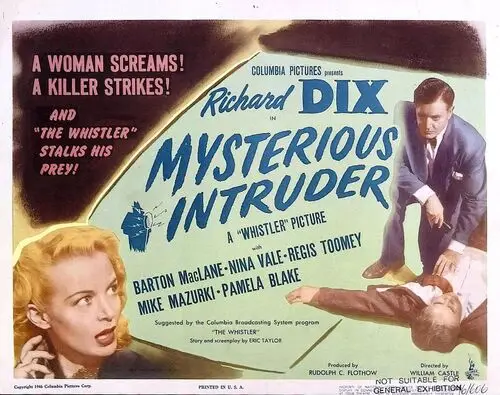 Mysterious Intruder (1946) Men's Colored  Long Sleeve T-Shirt - idPoster.com