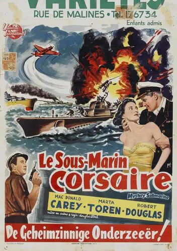 Mystery Submarine (1950) Wall Poster picture 916645