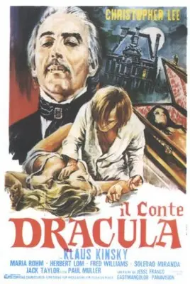 Nachts, wenn Dracula erwacht (1970) Drawstring Backpack - idPoster.com