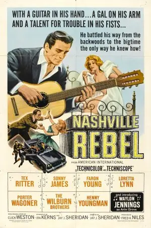 Nashville Rebel (1966) Women's Colored T-Shirt - idPoster.com