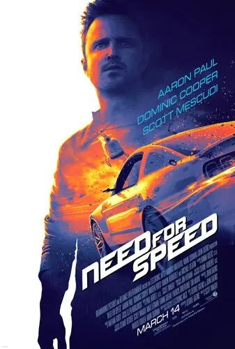 Need for Speed (2014) White Tank-Top - idPoster.com