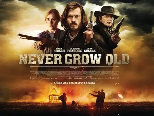 Never Grow Old (2019) White Tank-Top - idPoster.com