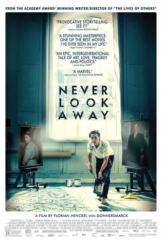 Never Look Away (2018) White T-Shirt - idPoster.com