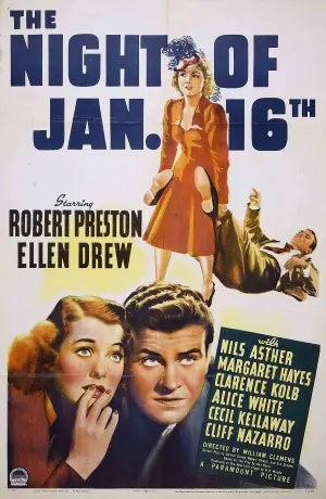 Night of January 16th (1941) Kitchen Apron - idPoster.com