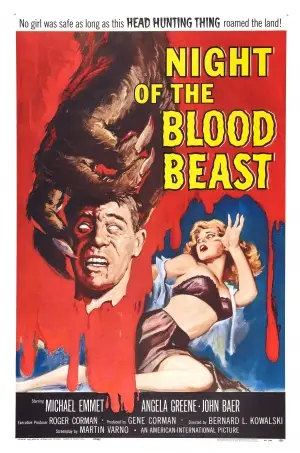Night of the Blood Beast (1958) White T-Shirt - idPoster.com