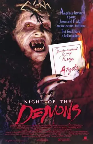 Night of the Demons (1988) White T-Shirt - idPoster.com
