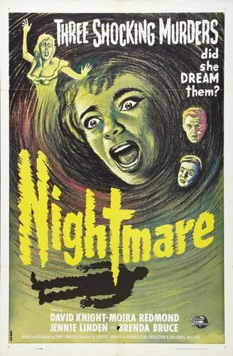 Nightmare (1964) Women's Colored  Long Sleeve T-Shirt - idPoster.com