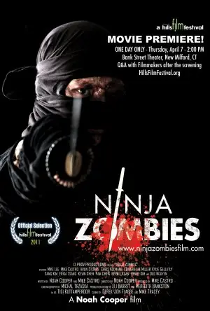 Ninja Zombes (2011) White T-Shirt - idPoster.com