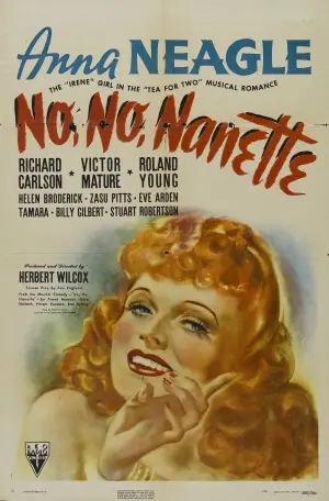 No, No, Nanette (1940) White Tank-Top - idPoster.com