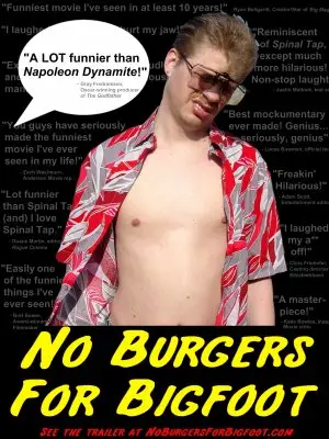 No Burgers for Bigfoot (2008) Women's Colored T-Shirt - idPoster.com