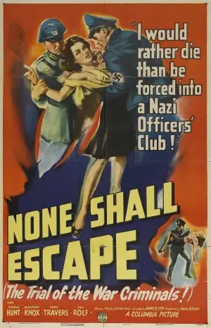 None Shall Escape (1944) Men's Colored T-Shirt - idPoster.com
