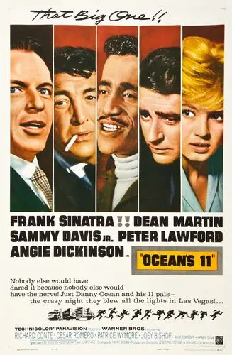Ocean's Eleven (1960) White T-Shirt - idPoster.com