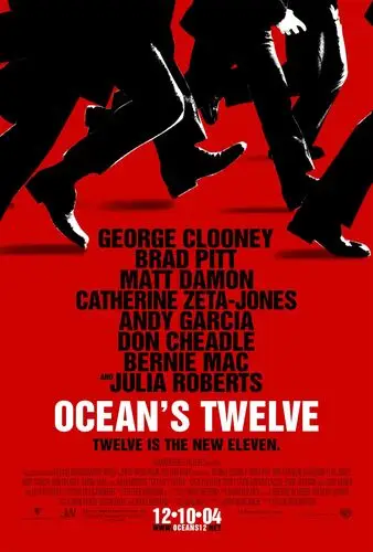 Ocean's Twelve (2004) White Tank-Top - idPoster.com