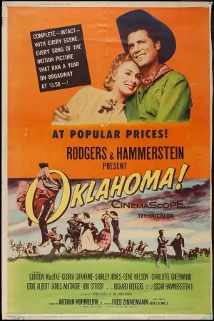 Oklahoma! (1955) Drawstring Backpack - idPoster.com