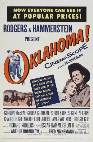 Oklahoma! (1955) Men's Colored  Long Sleeve T-Shirt - idPoster.com