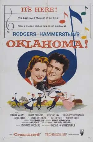 Oklahoma! (1955) White T-Shirt - idPoster.com