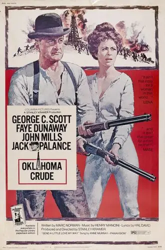 Oklahoma Crude (1973) White Tank-Top - idPoster.com