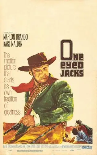 One Eyed Jacks (1961) White T-Shirt - idPoster.com
