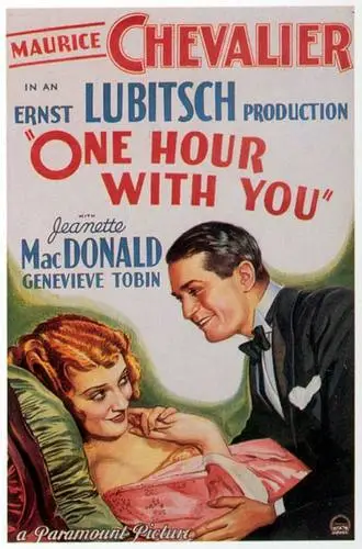 One Hour With You (1932) Women's Colored Hoodie - idPoster.com