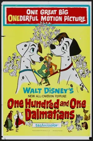 One Hundred and One Dalmatians (1961) Men's Colored T-Shirt - idPoster.com