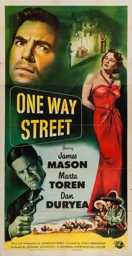 One Way Street (1950) Women's Colored  Long Sleeve T-Shirt - idPoster.com