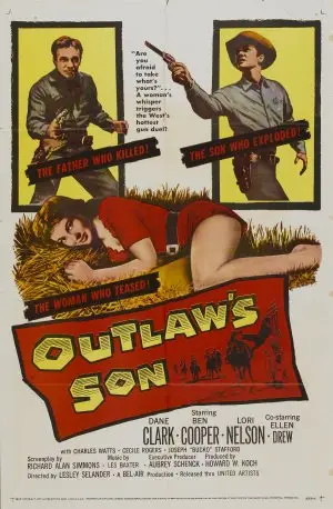 Outlaws Son (1957) Drawstring Backpack - idPoster.com