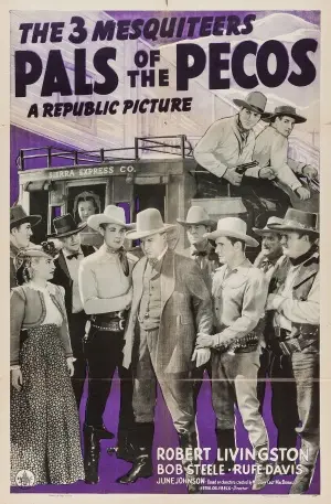 Pals of the Pecos (1941) White T-Shirt - idPoster.com