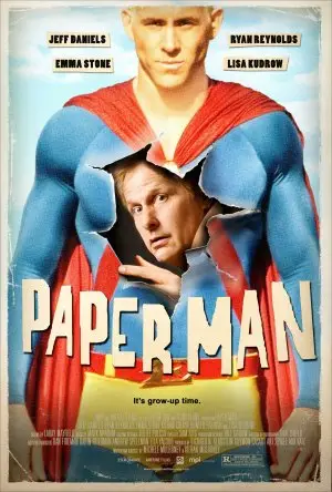 Paper Man (2009) Women's Colored  Long Sleeve T-Shirt - idPoster.com