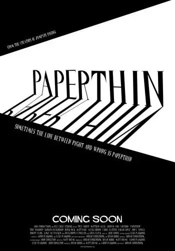 Paperthin (2012) White T-Shirt - idPoster.com