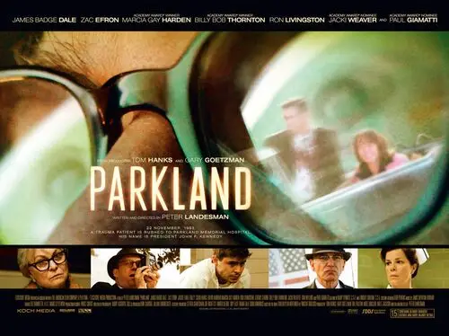 Parkland (2013) White Tank-Top - idPoster.com