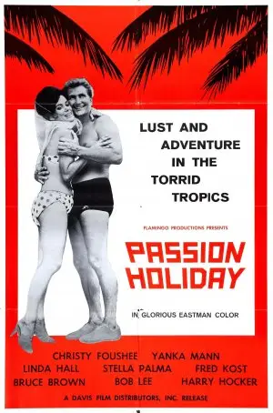 Passion Holiday (1963) Women's Colored  Long Sleeve T-Shirt - idPoster.com