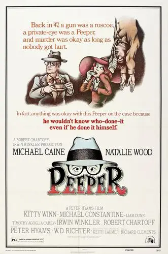 Peeper (1976) Drawstring Backpack - idPoster.com