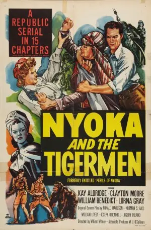 Perils of Nyoka (1942) Women's Colored T-Shirt - idPoster.com