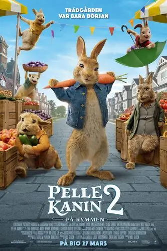 Peter Rabbit 2: The Runaway (2020) Men's Colored Hoodie - idPoster.com