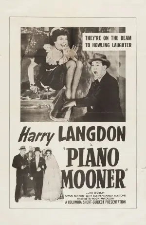 Piano Mooner (1942) Women's Colored T-Shirt - idPoster.com