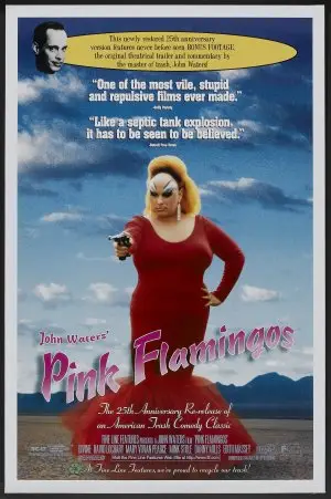 Pink Flamingos (1972) White Tank-Top - idPoster.com