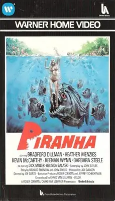 Piranha (1978) Drawstring Backpack - idPoster.com